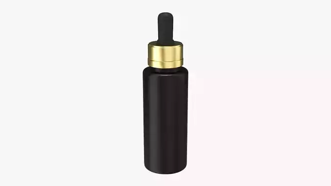 Cosmetics dropper mockup 02 3D model