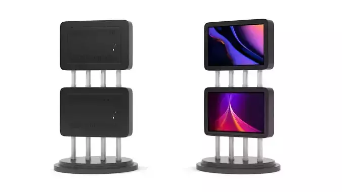 Electronic Kiosk 3D model