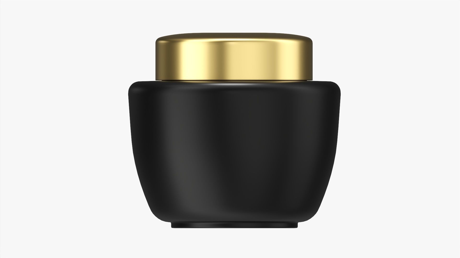 Cosmetics jar mockup 01 3D model_3