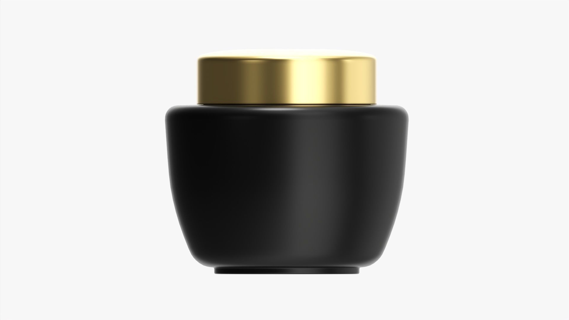 Cosmetics jar mockup 01 3D model_4