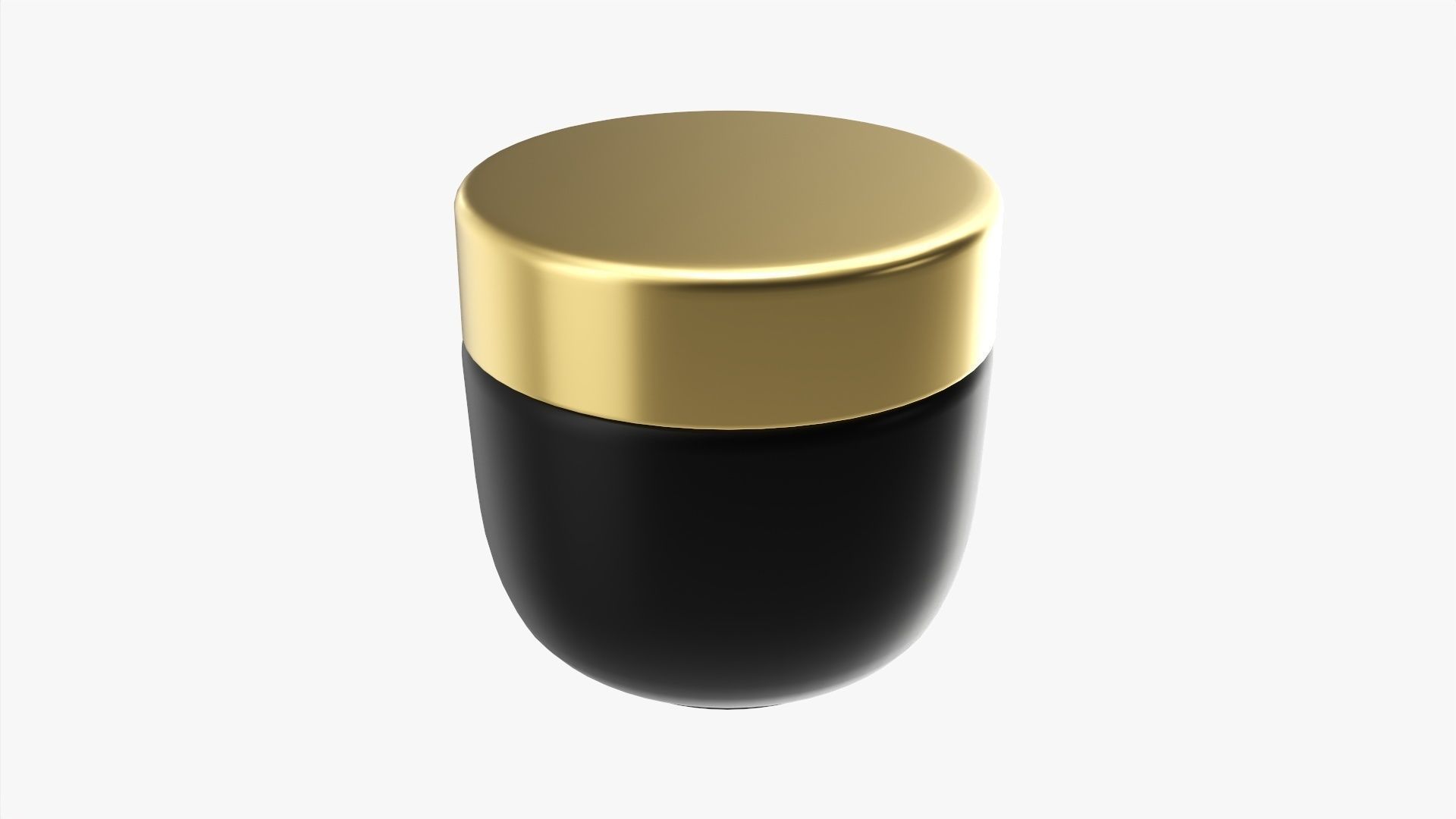 Cosmetics jar mockup 02 3D model_1