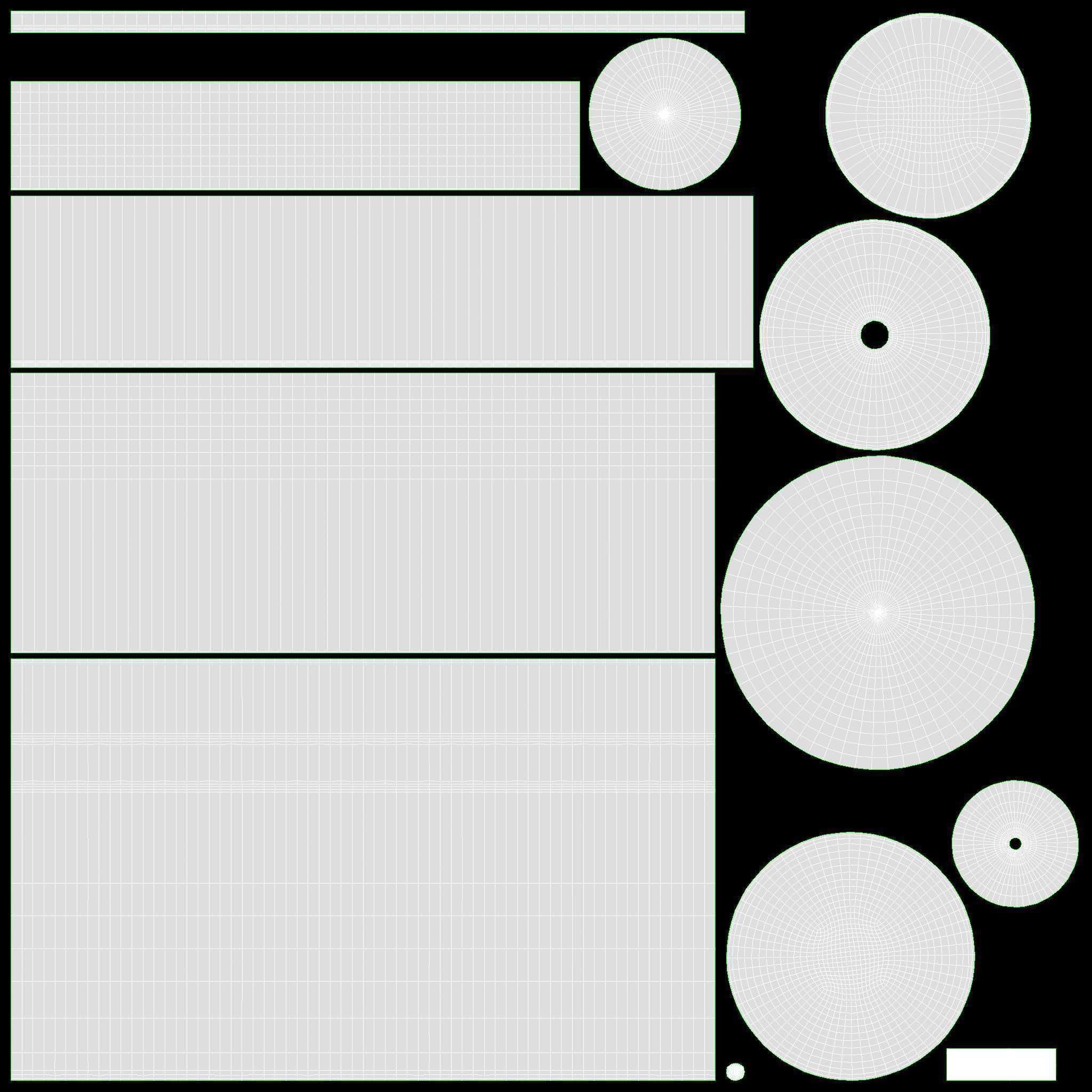 Cosmetics roller bottle mockup 01 3D model_7