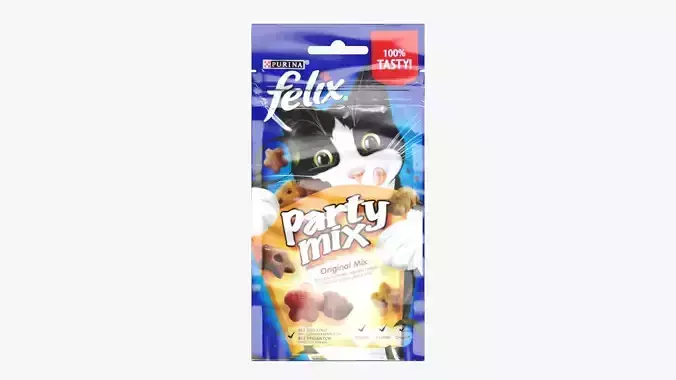 Felix Party Mix Cat Sweets 3D model