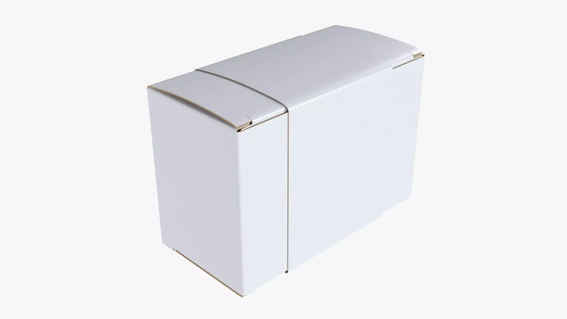 Paper box mockup 01 3D model