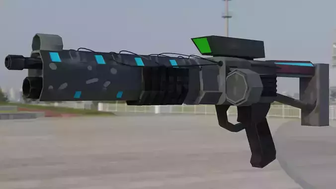 Gaus Electromagnetic Rifle