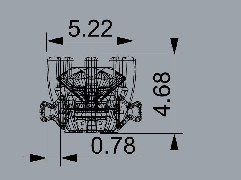 8 prong round brilliant bracelet stl verified 3D print model_16
