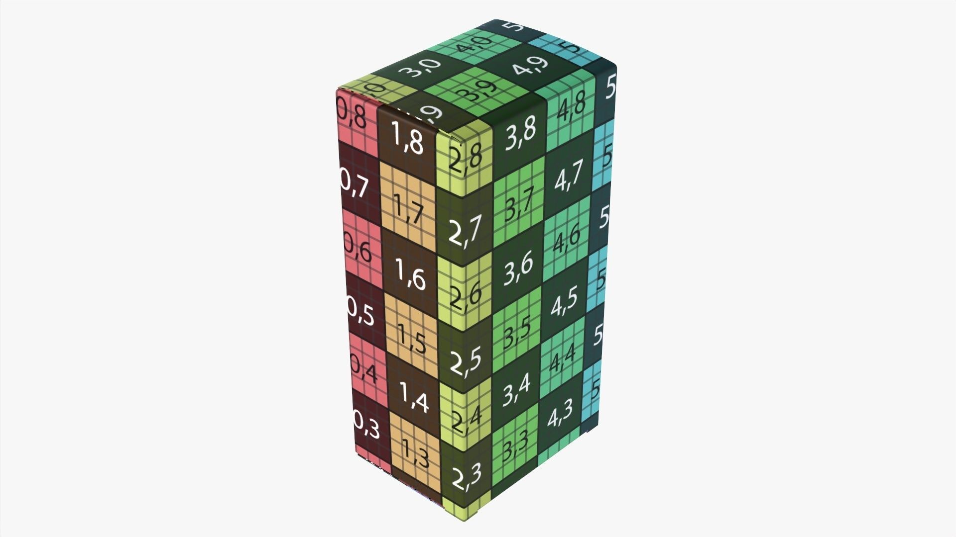 Paper box mockup 04 3D model_8