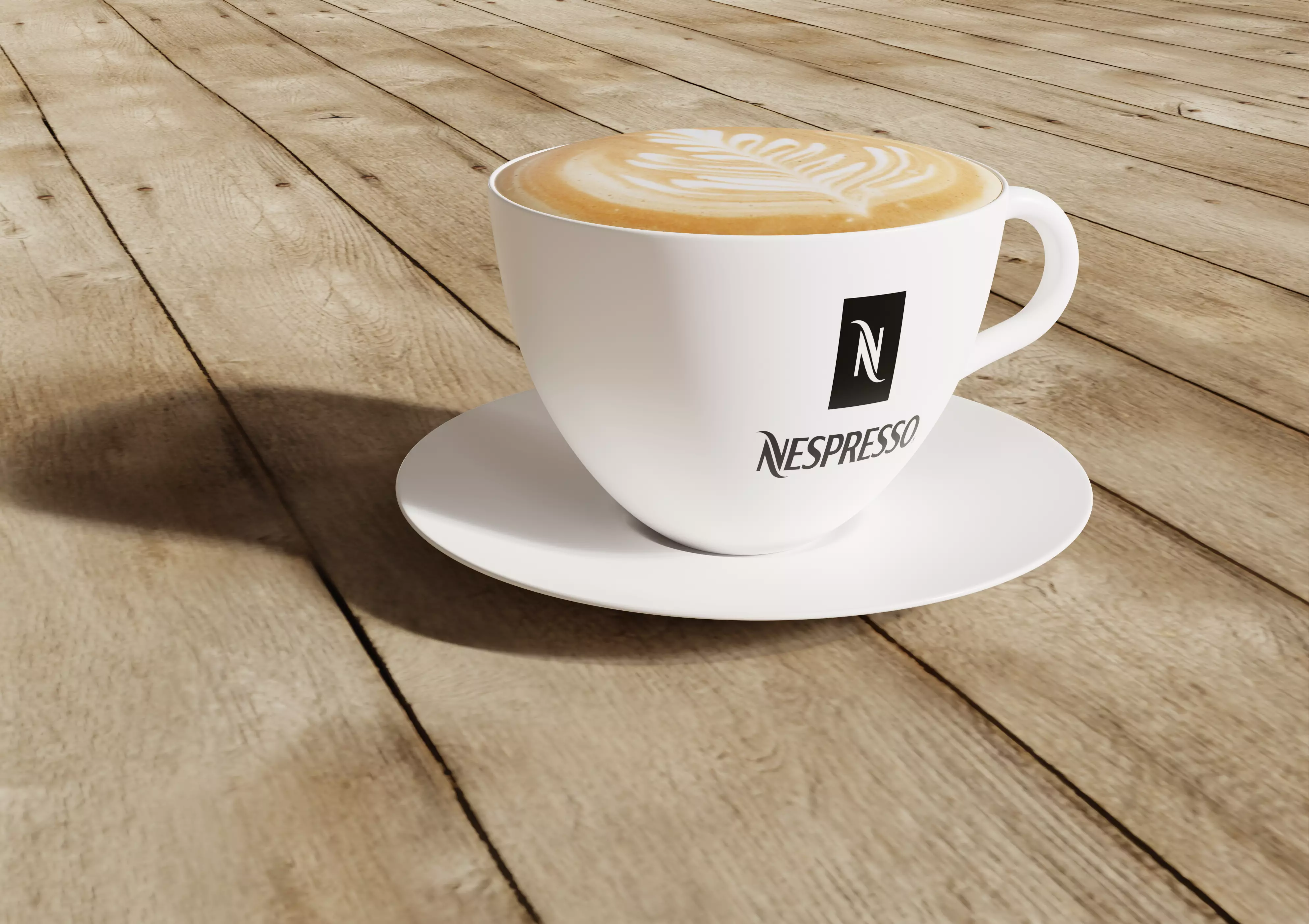 Cappuccino Cup Free 3D model