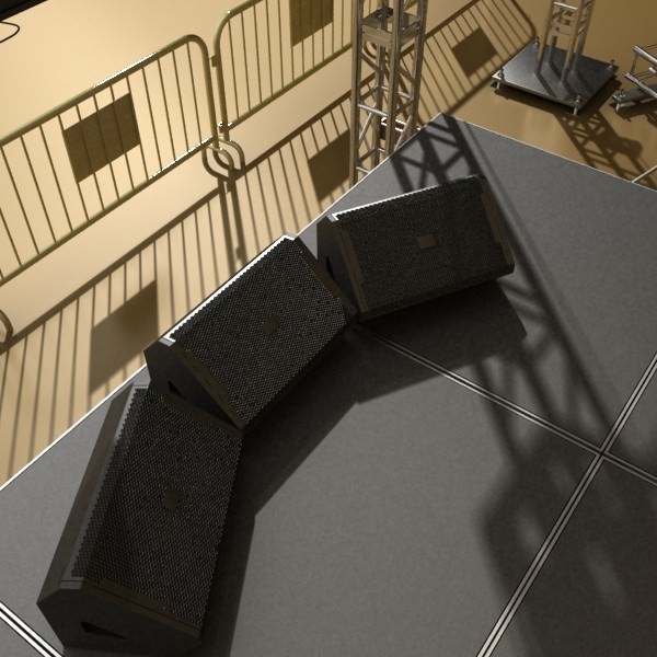 Stage Equipment Mega Pack High Detail 3D model_7