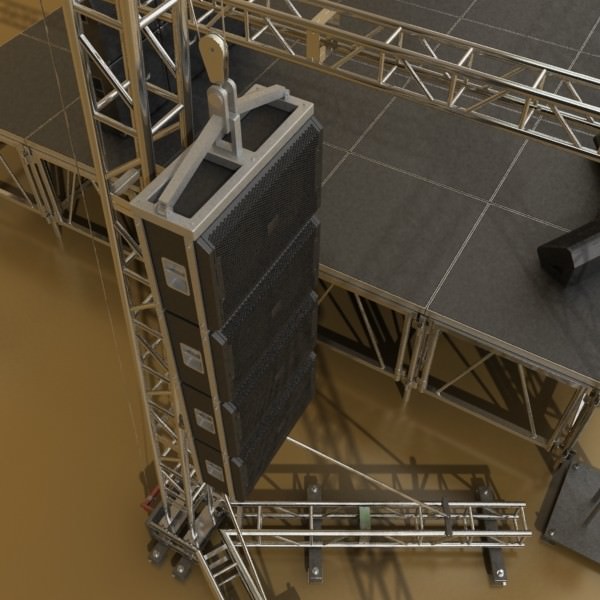 Stage Equipment Mega Pack High Detail 3D model_8