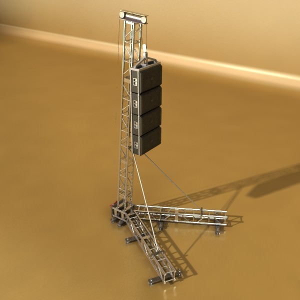 Stage Equipment Mega Pack High Detail 3D model_64