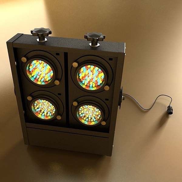 Stage Equipment Mega Pack High Detail 3D model_40