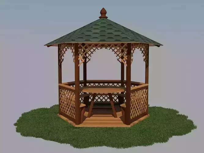 Wooden Gazebo