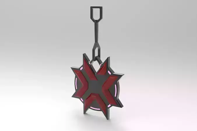 Valorant Champions Keychain Low-poly 3D model