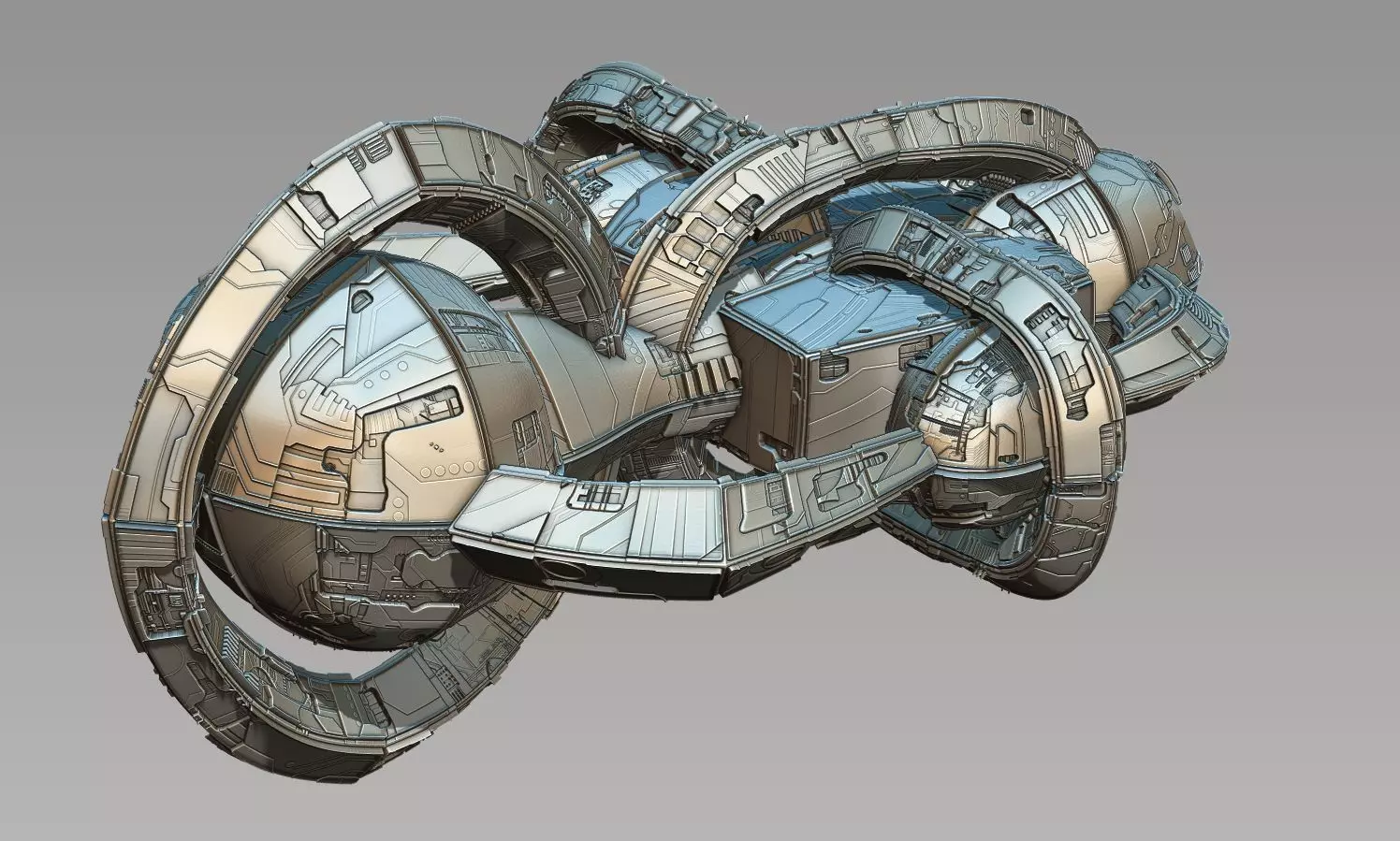 space equipment node 00097 3D model_0