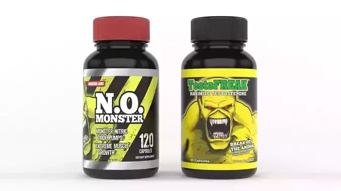 Protein Powder 3D model