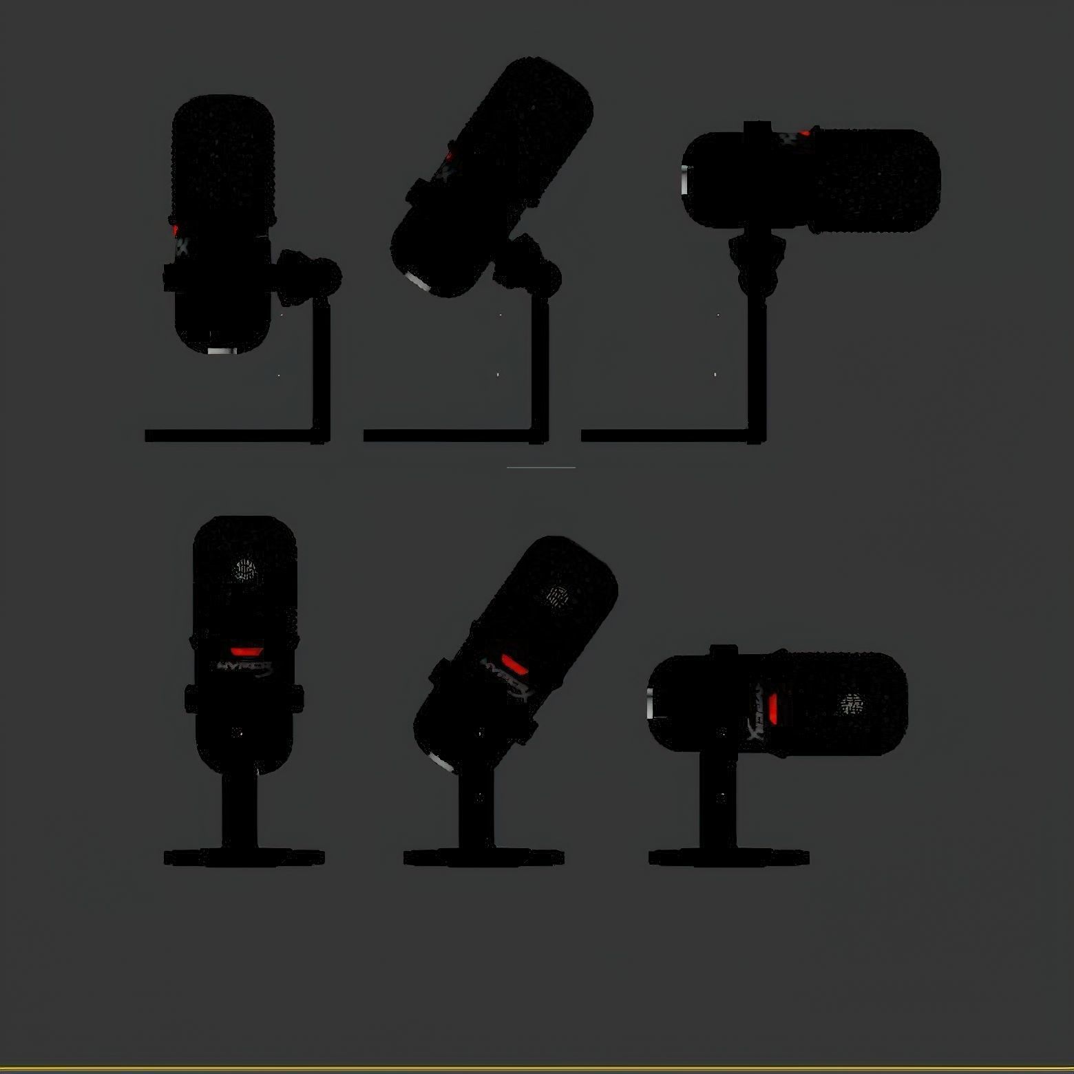 Microphone HyperX Solocast 3D model_4