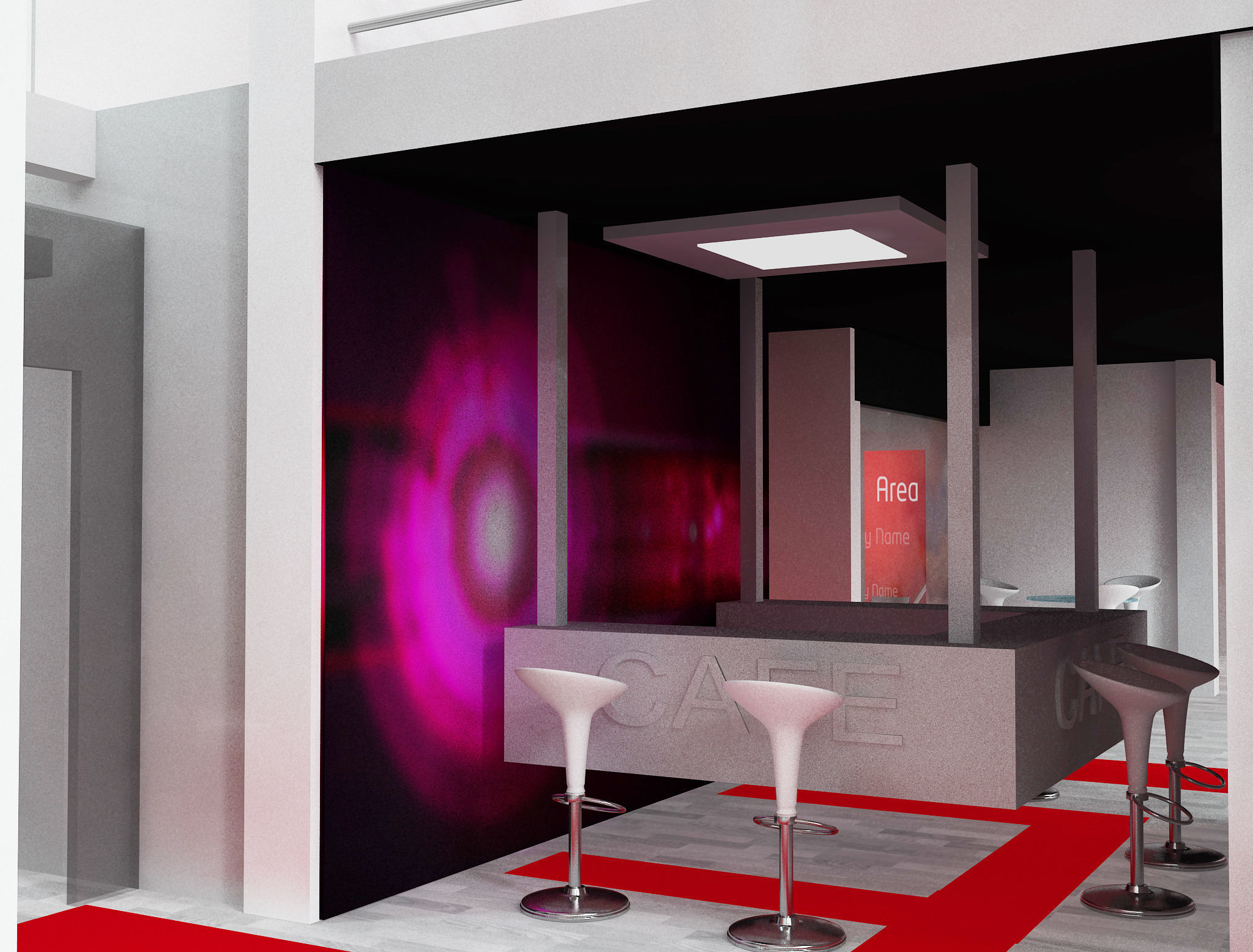 Booth Exhibition Stand a 500 3D model_14