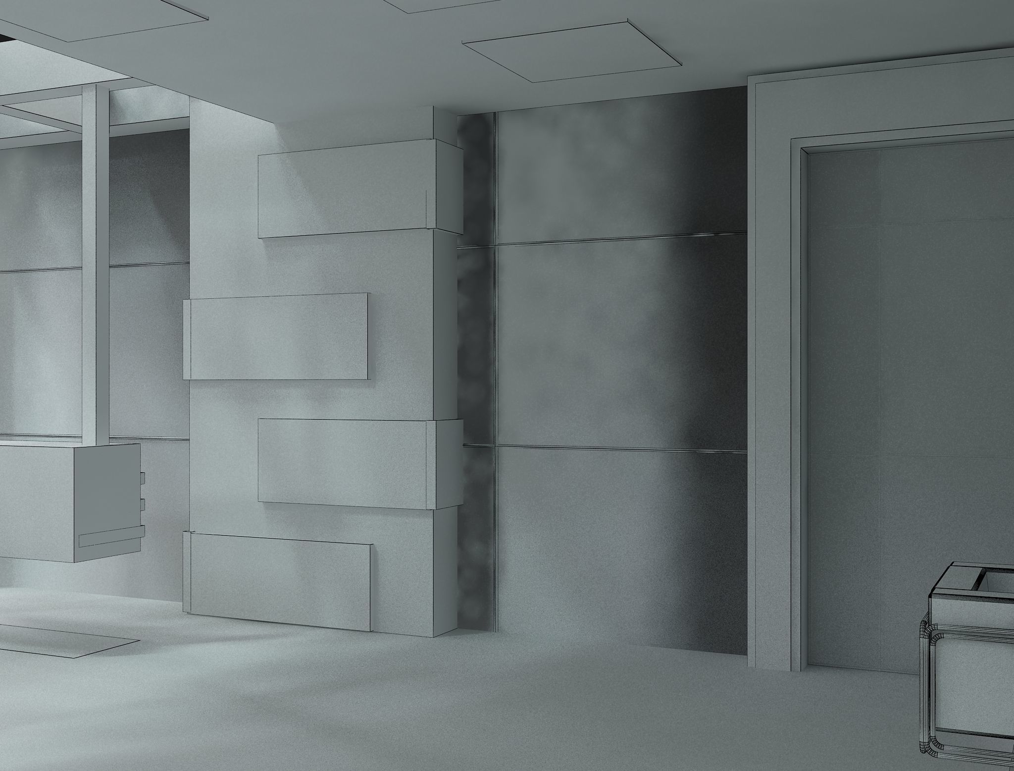 Booth Exhibition Stand a 500 3D model_21