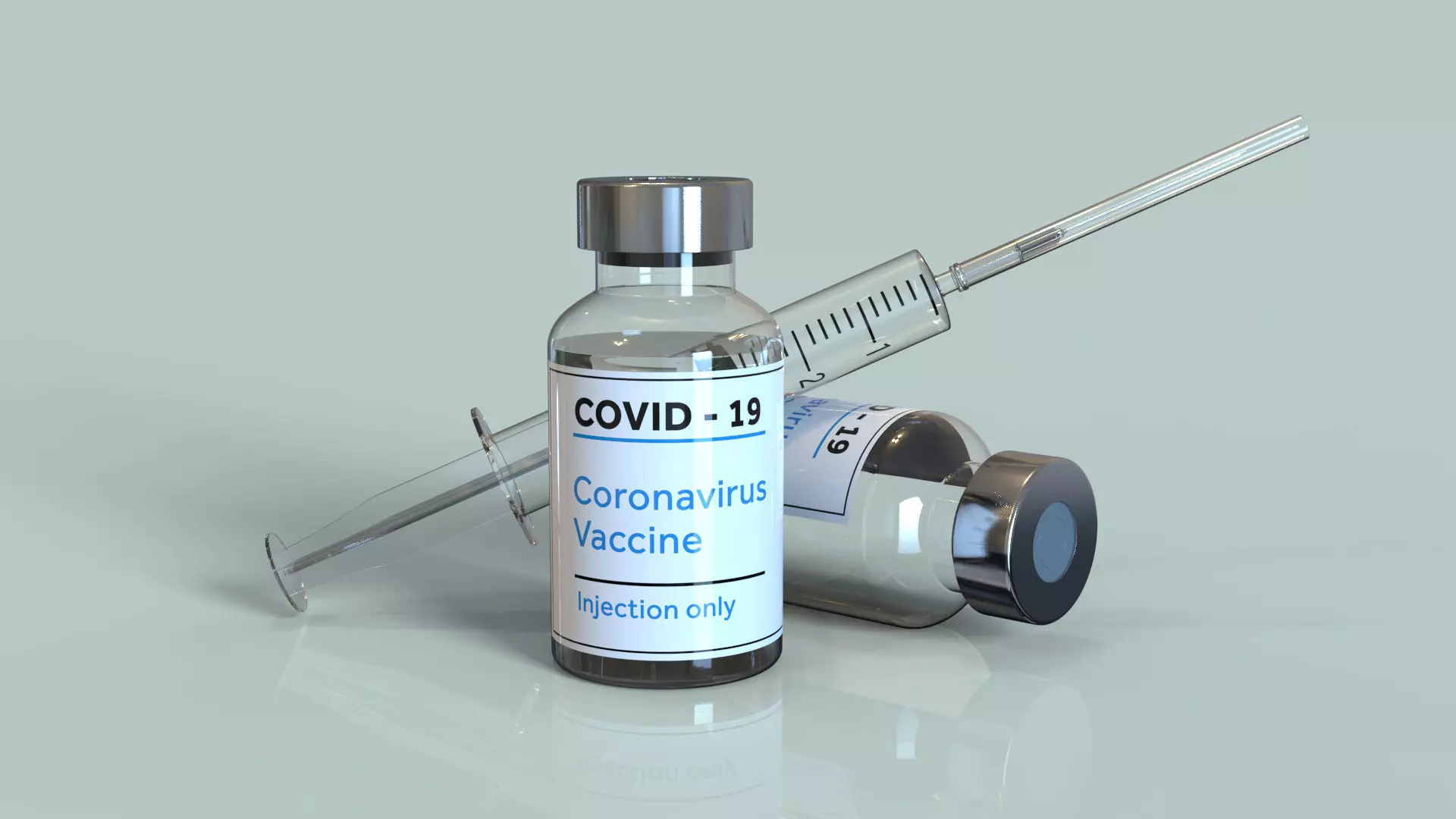 Vaccine with Syringe 3D model_0