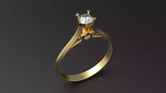 24k gold weeding ring