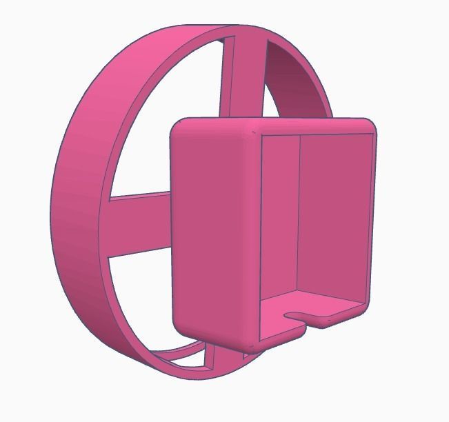 Amazon Echo Dot Holder 3D print model_9