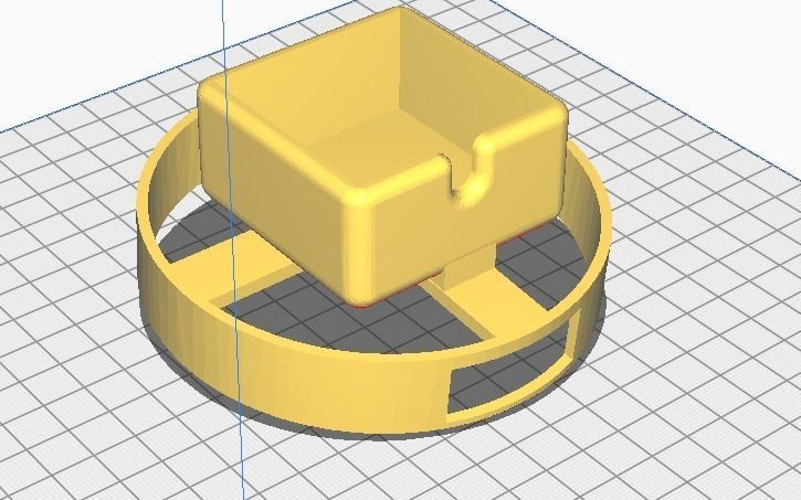 Amazon Echo Dot Holder 3D print model_2
