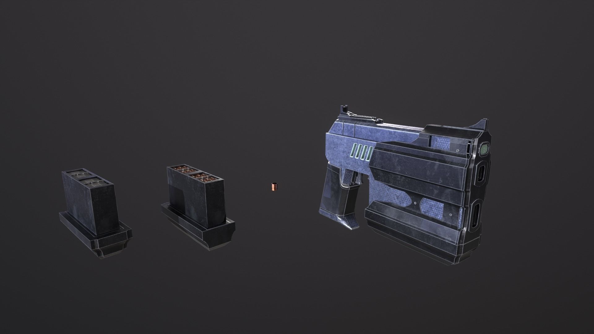 DEVASTATOR futuristic suit Low-poly 3D model_34