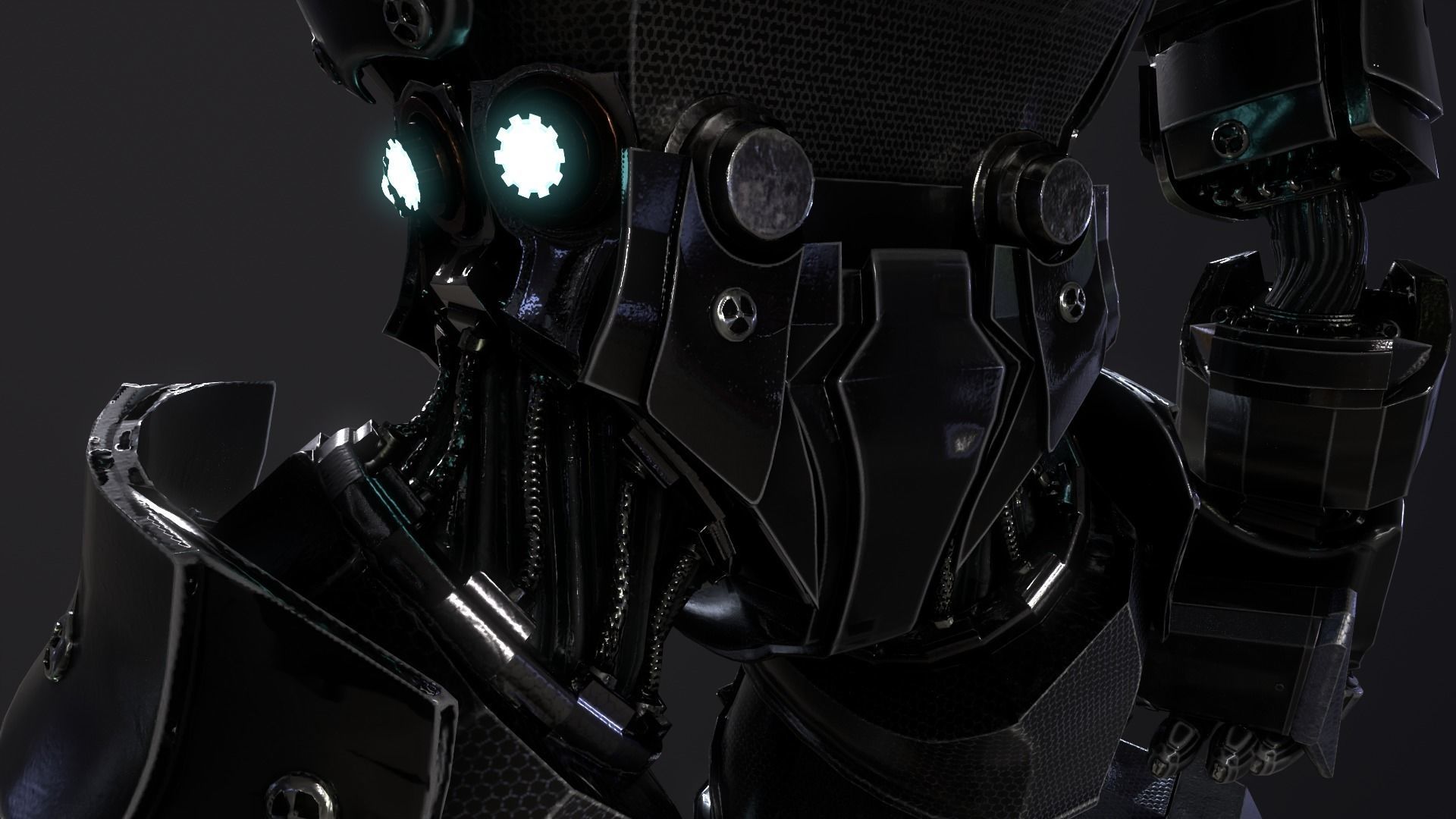 DEVASTATOR futuristic suit Low-poly 3D model_13