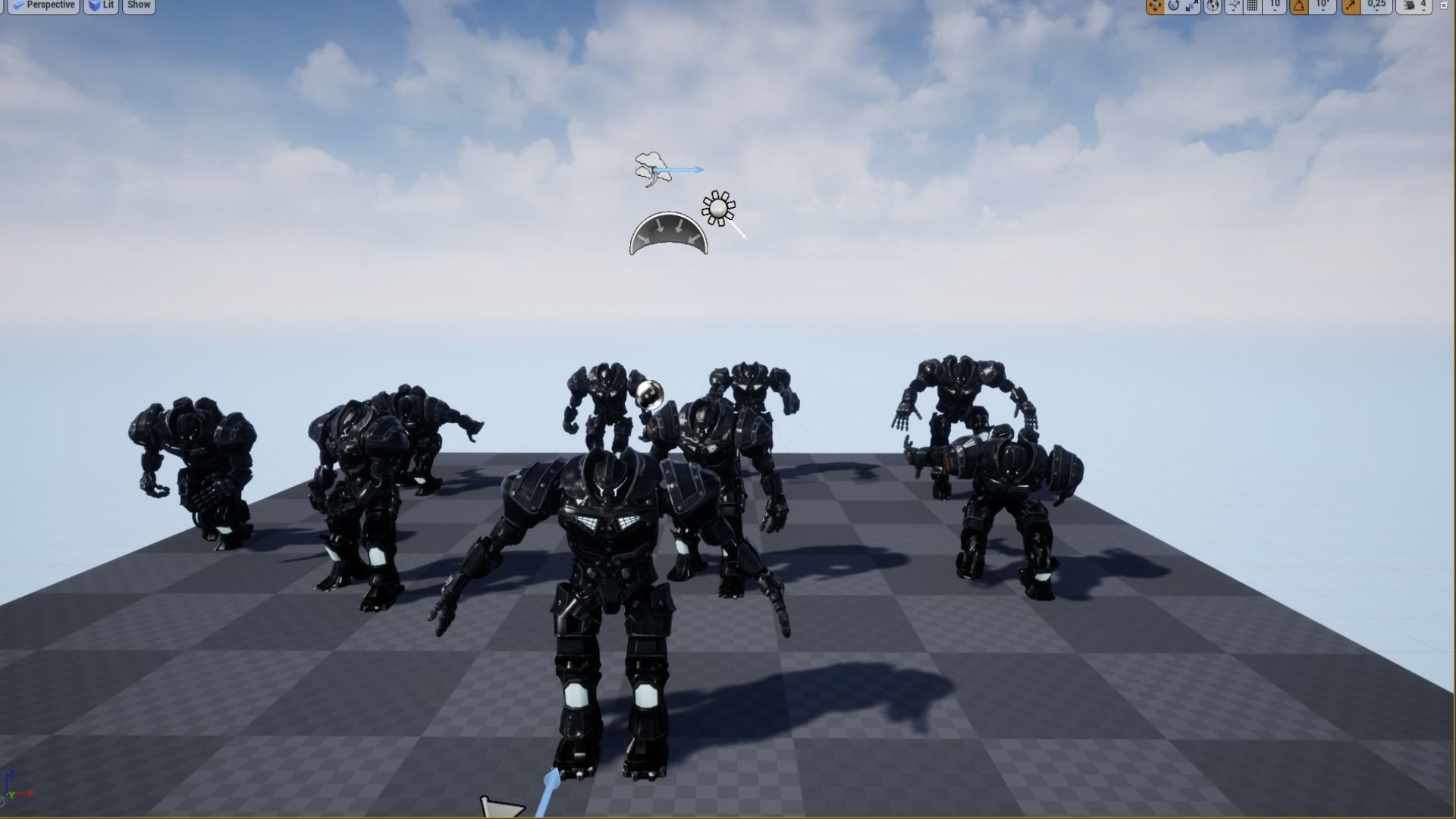DEVASTATOR futuristic suit Low-poly 3D model_5