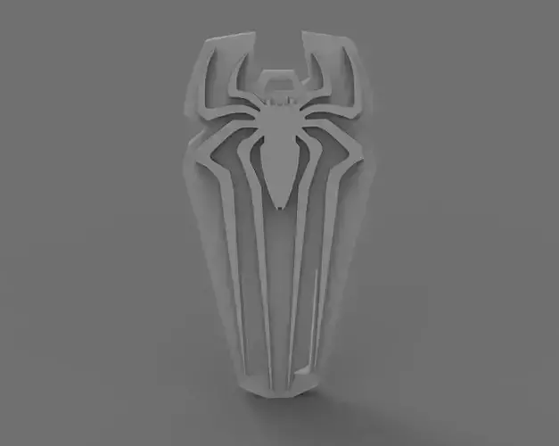 Amazing Spiderman Symbol 3D Printable Keychain