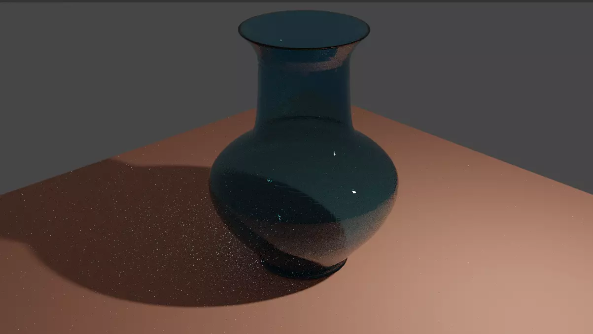 Glass vase 3D model_0