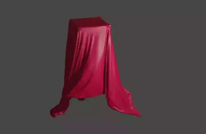This is animation red piece 3D model
