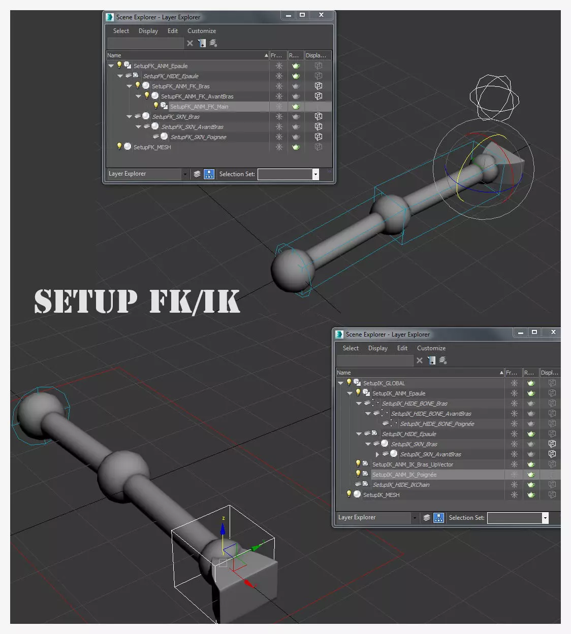 SETUP---IK-FK setup frak Free 3D model_0