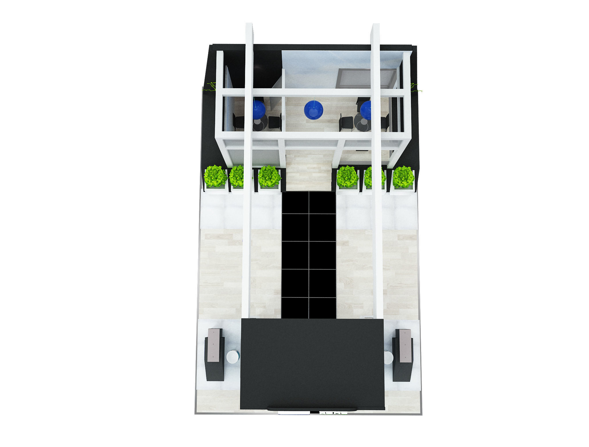 Booth Exhibition Stand a505 3D model_20