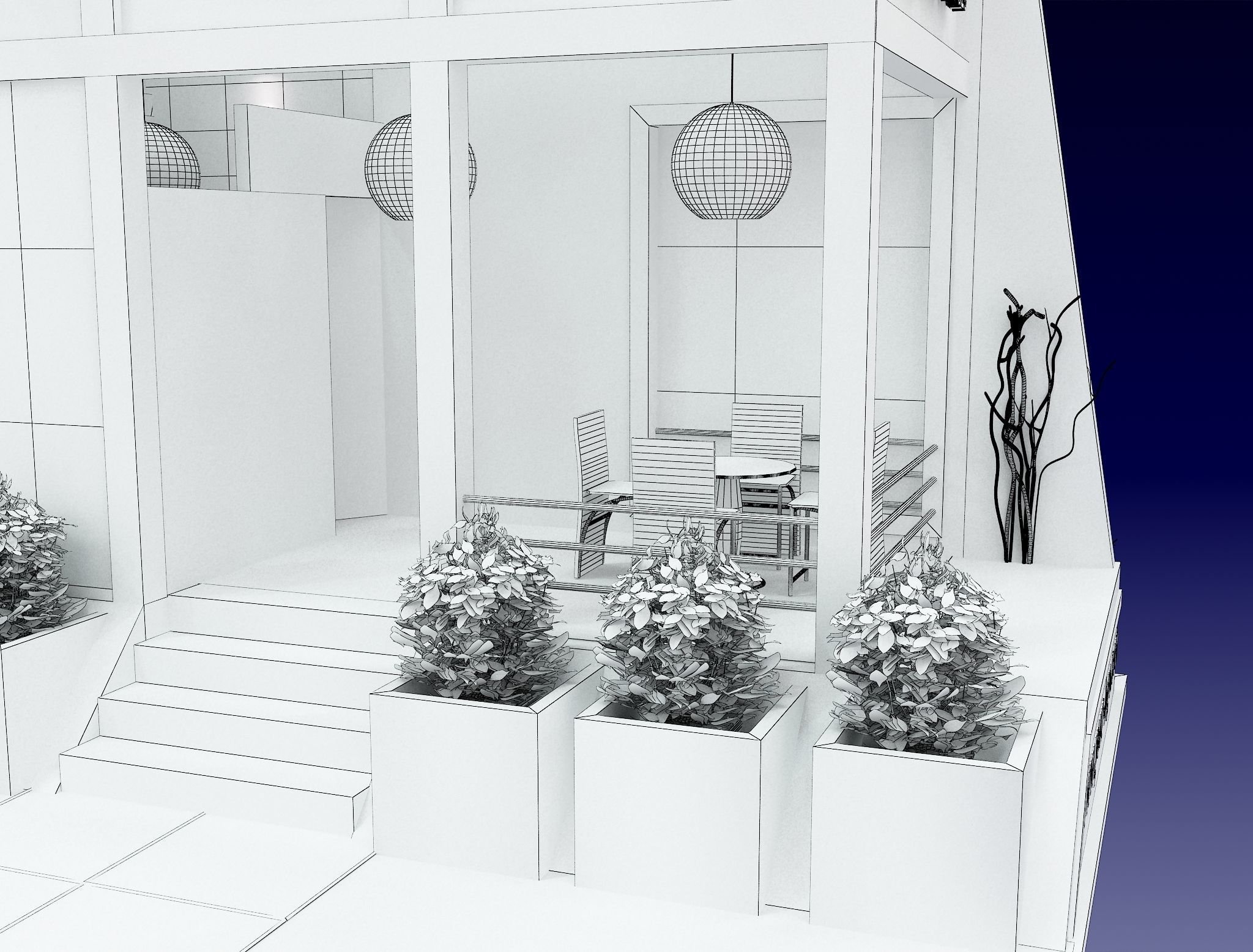 Booth Exhibition Stand a505 3D model_17