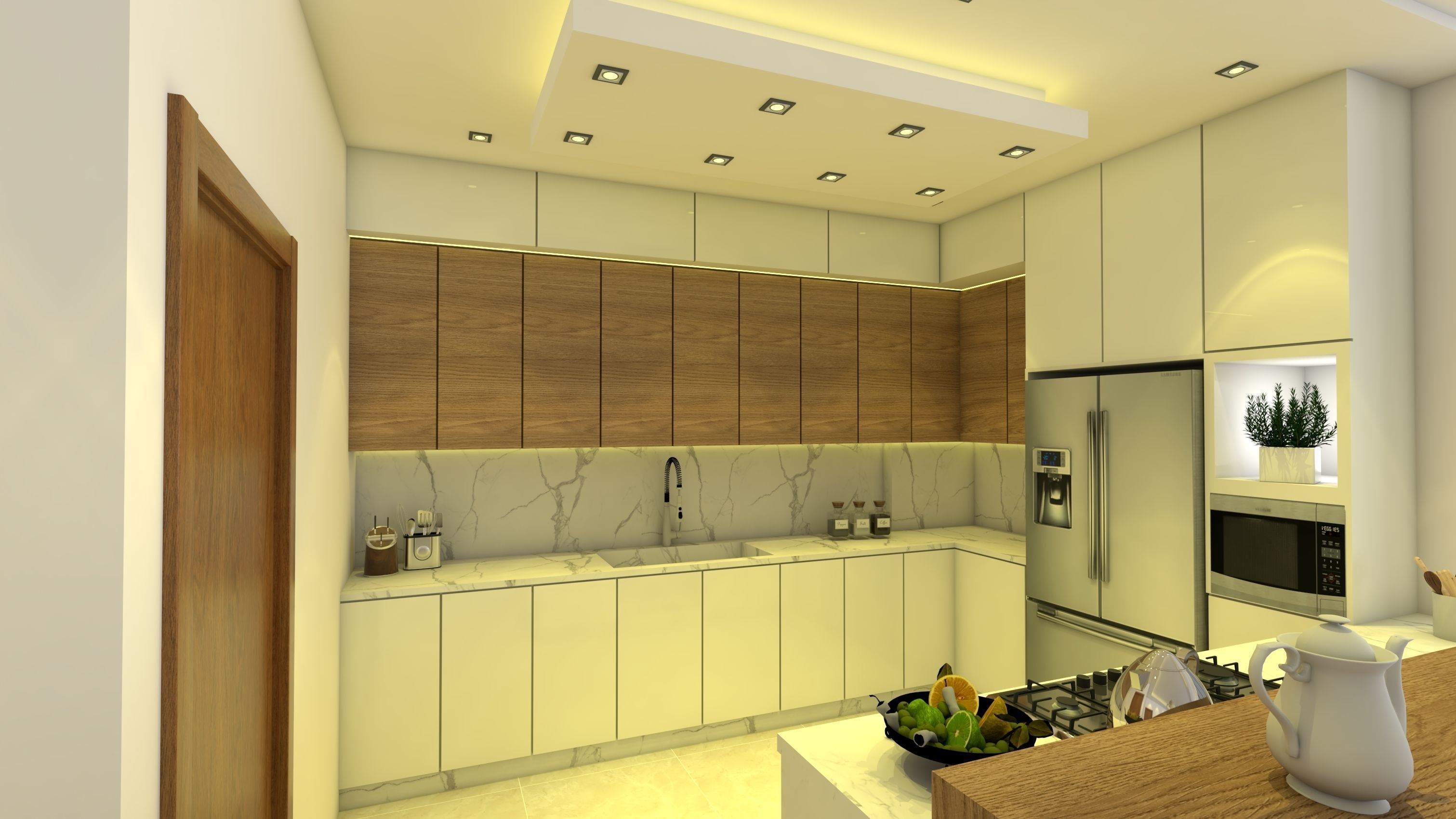 MODERN KITCHEN ISLAND 3D model_3