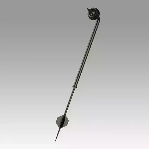 Star Wars Mandalorian Boba Fett Game Stick Cosplay props 3D print model