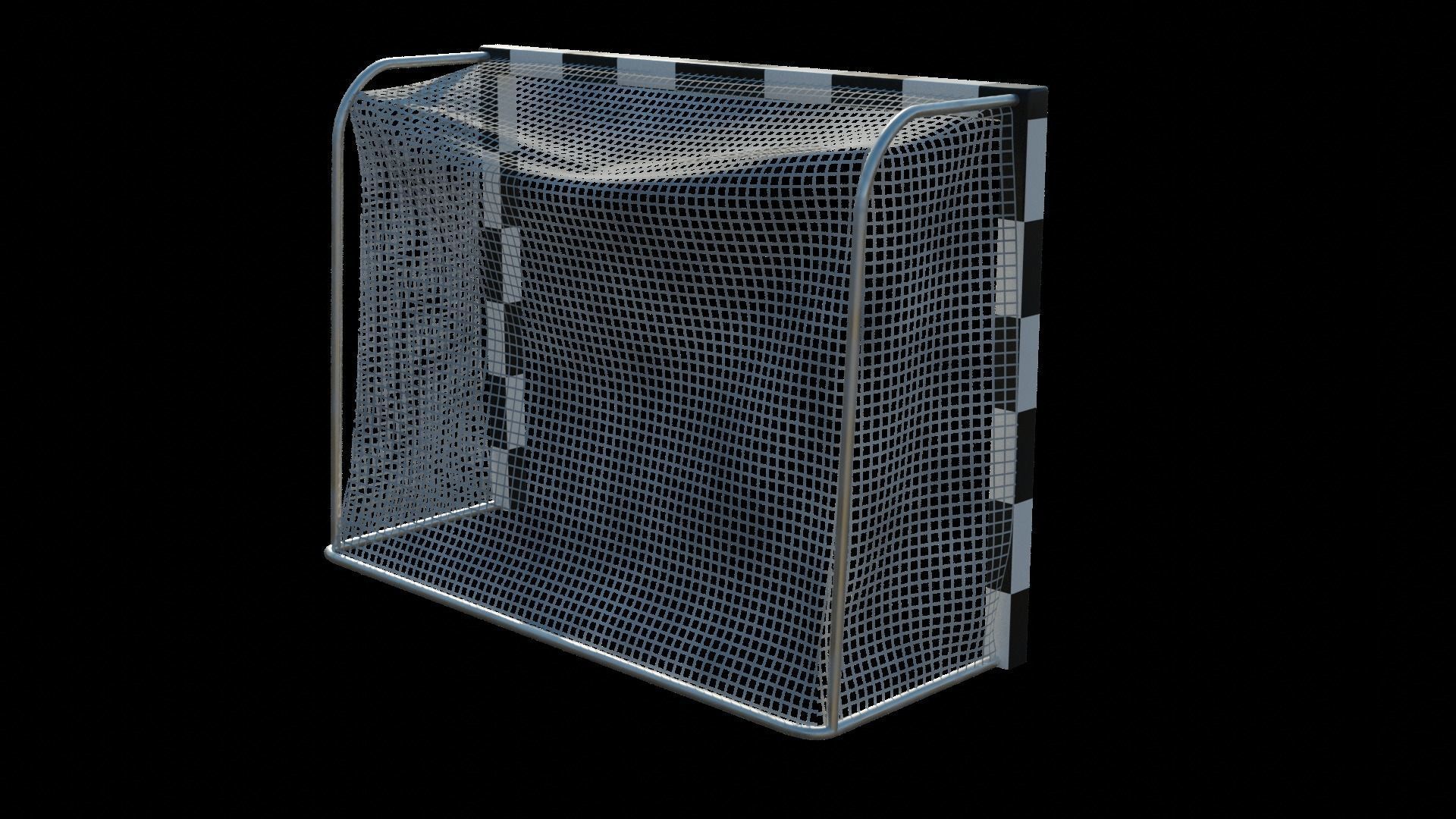Soccer Goal Free 3D model_4