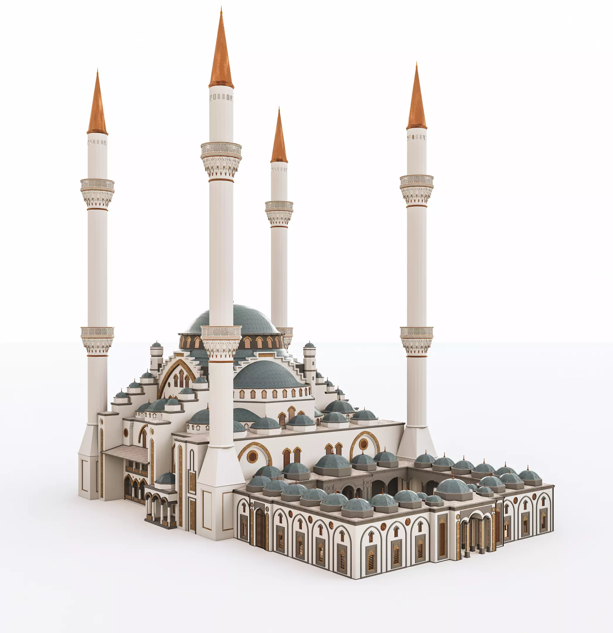 Ottoman Mosque 3D model_0