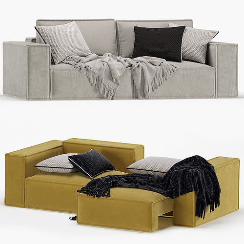 Sofa Ebi Happy Yellow Loft 3D model