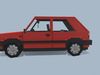 Volkswagen Golf Mk2 - Minecraft Car free VR / AR / low-poly 3D model ...