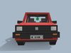 Volkswagen Golf Mk2 - Minecraft Car free VR / AR / low-poly 3D model ...
