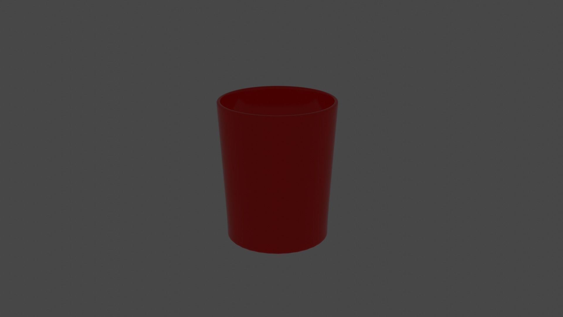 Glass bar table Low-poly 3D model_4