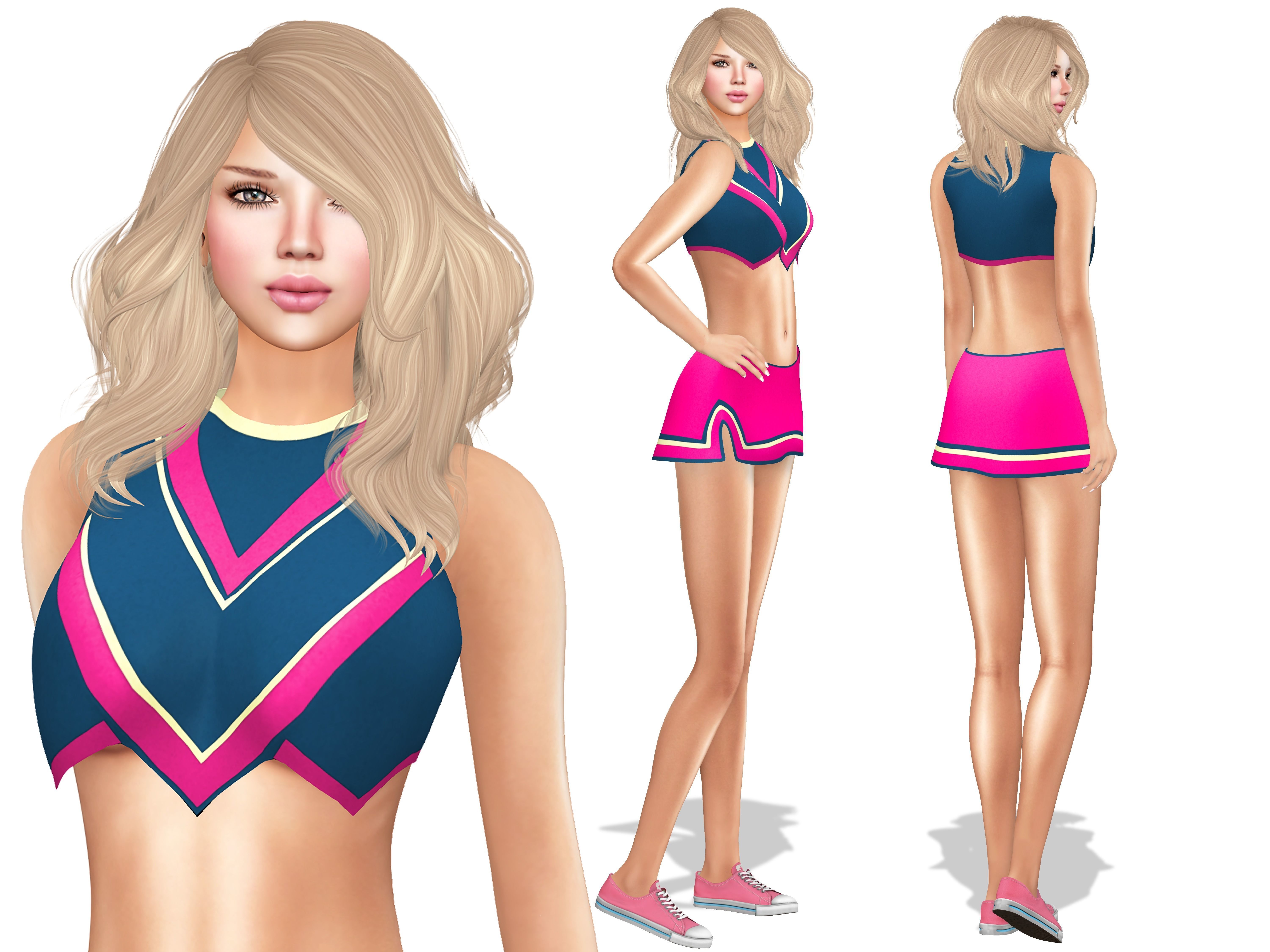 Super Hero Top Low-poly 3D model_2