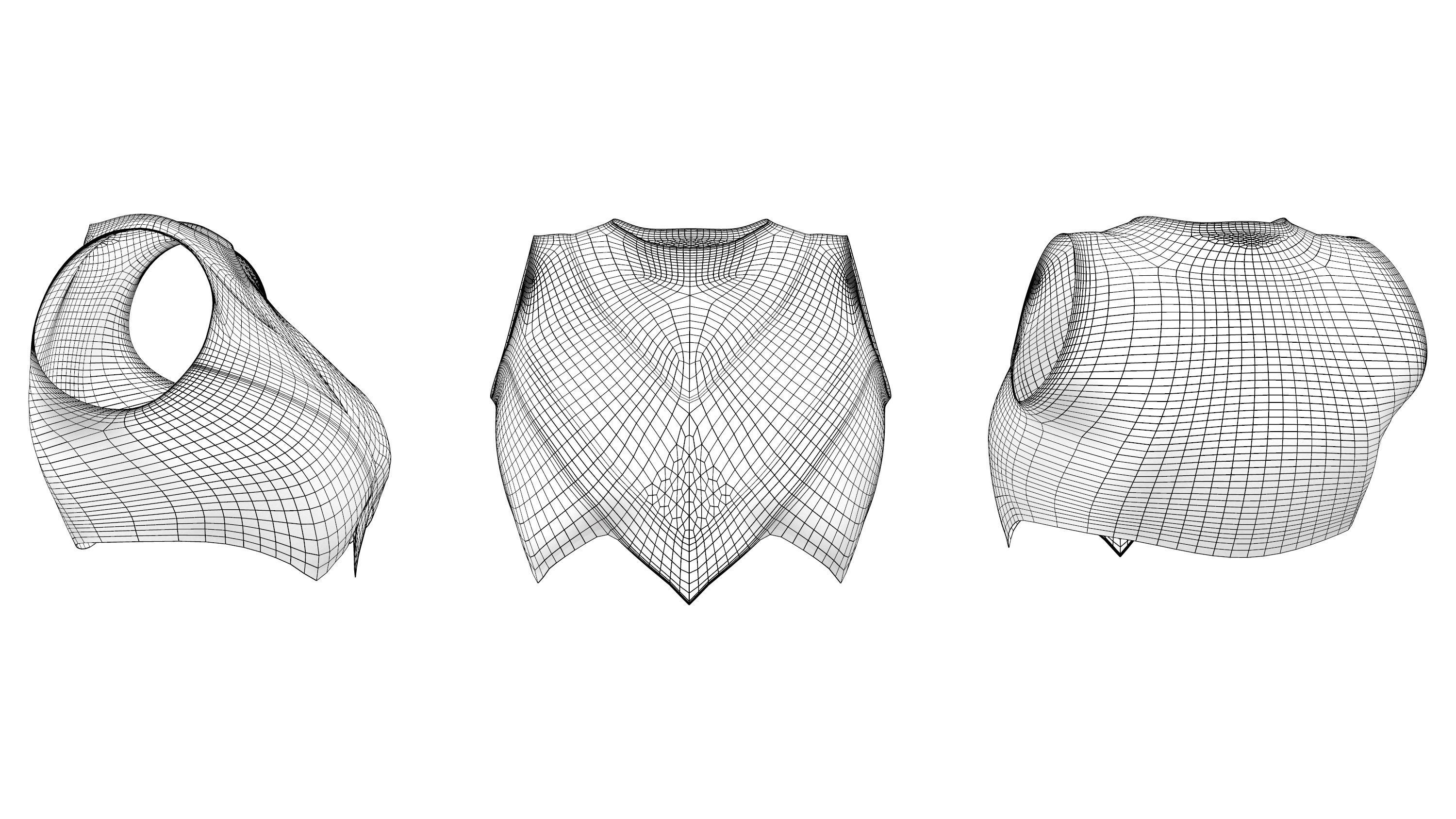 Super Hero Top Low-poly 3D model_4