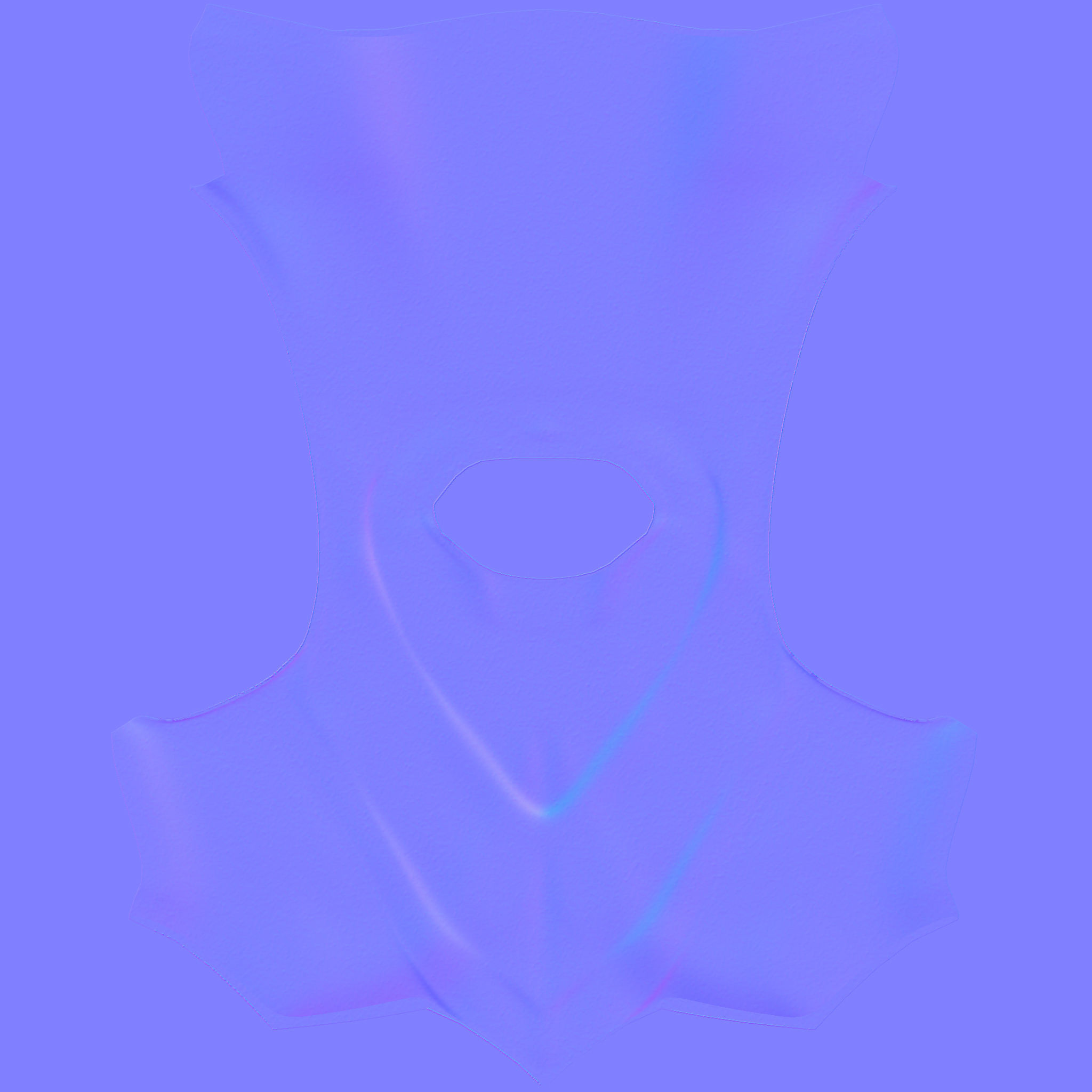 Super Hero Top Low-poly 3D model_7