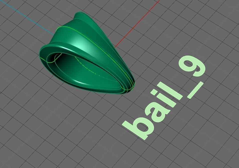 raven pendant 3D print model_4