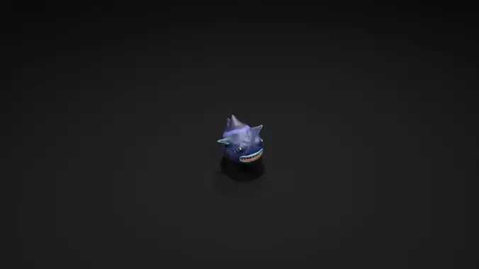 Boom Fish Free low-poly 3D model
