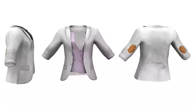 Mens Rolled Sleeve Casual Jacket With Loose Tshirt